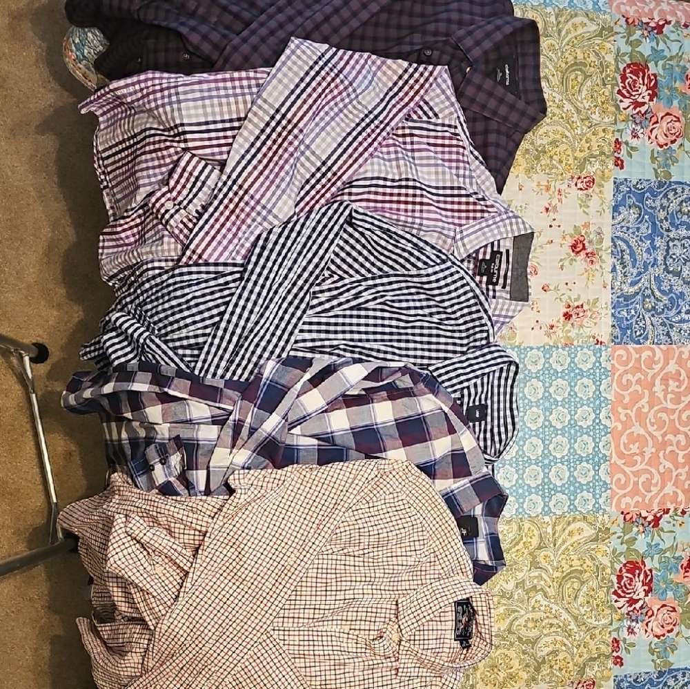 Claiborne Men's Shirts - Plaid and Checkered Collection